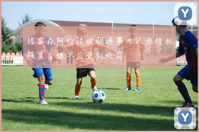 格雷森阿伦谈被驱逐事件认为对抗强度合理不应受到处罚